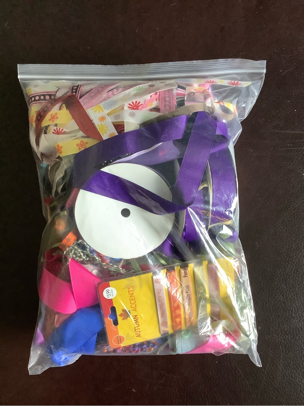 Ribbon and trim grab bag